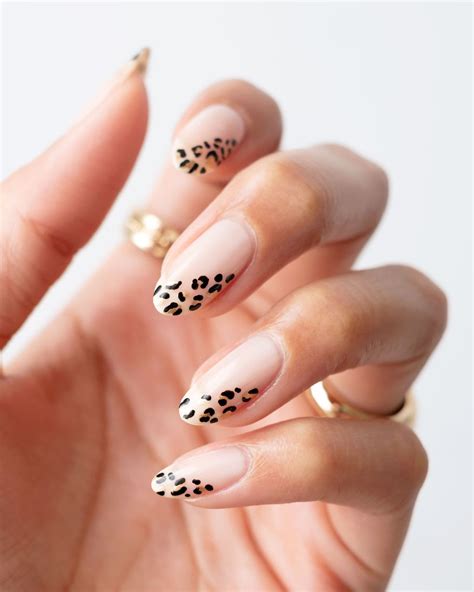 cheetah print nail art